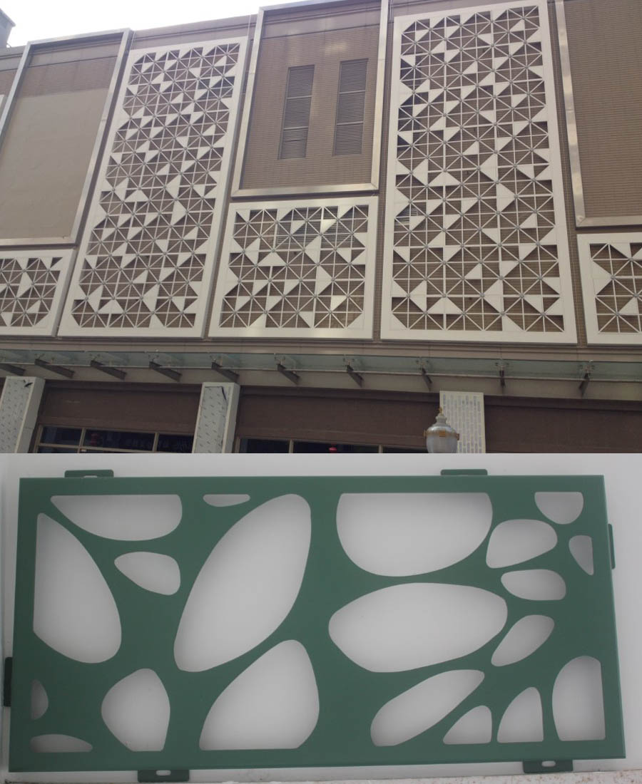 藝術鏤空氟碳鋁單板3